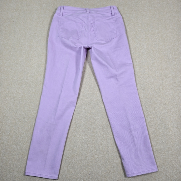 Talbots Slim Ankle Jeans Womens 4P Petite Purple Stretch Denim - Picture 2 of 7